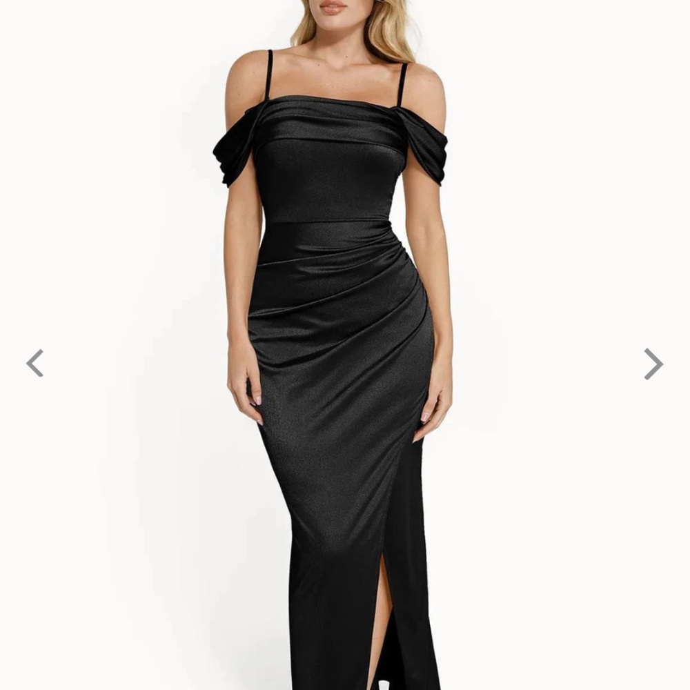 Popilush black shapewear dress